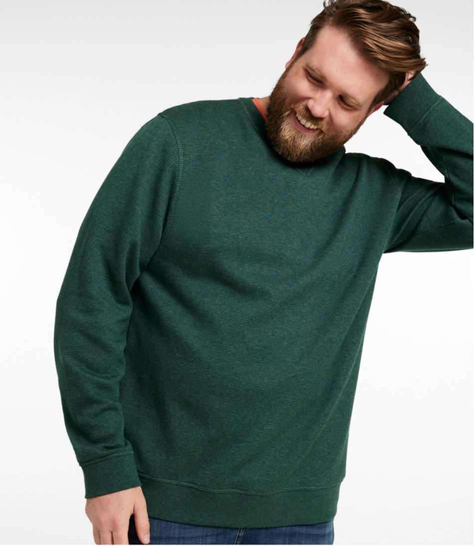 Men's All Seasons Textured Sweats, Crewneck | L.L.Bean Best Seller