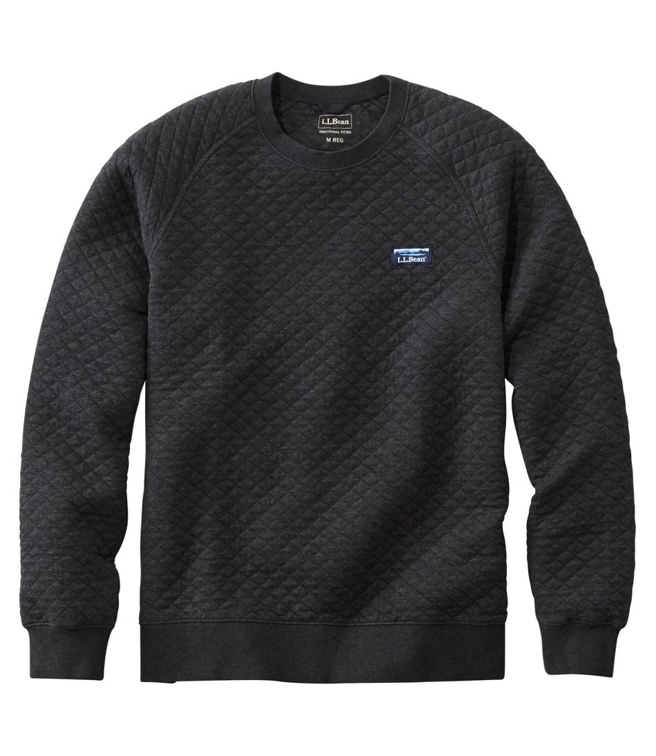 Men's Quilted Sweatshirt, Crewneck | L.L.Bean Recommended