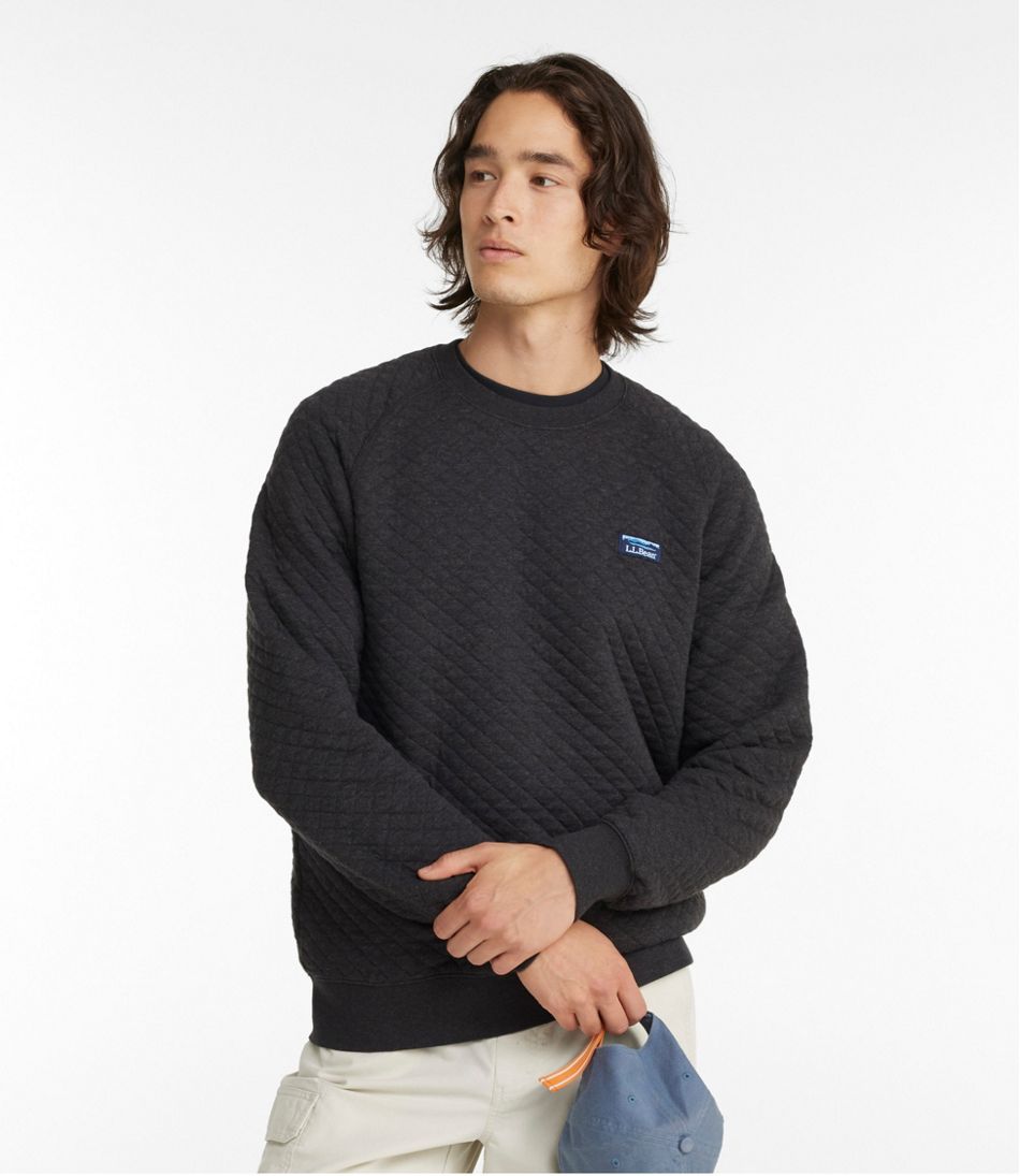 Men's Quilted Sweatshirt, Crewneck | L.L.Bean Recommended