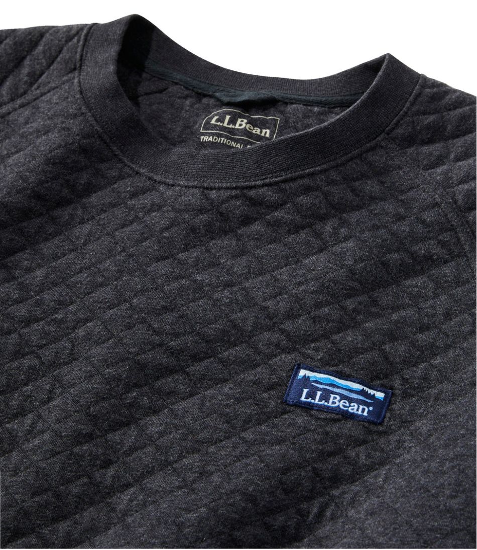 Men's Quilted Sweatshirt, Crewneck | L.L.Bean Recommended