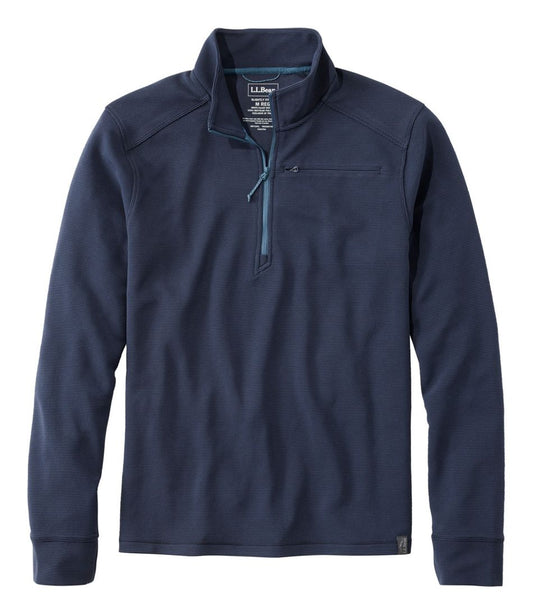 Men's VentureStretch Ottoman-Rib Pullover, Quarter-Zip | L.L.Bean Exclusive