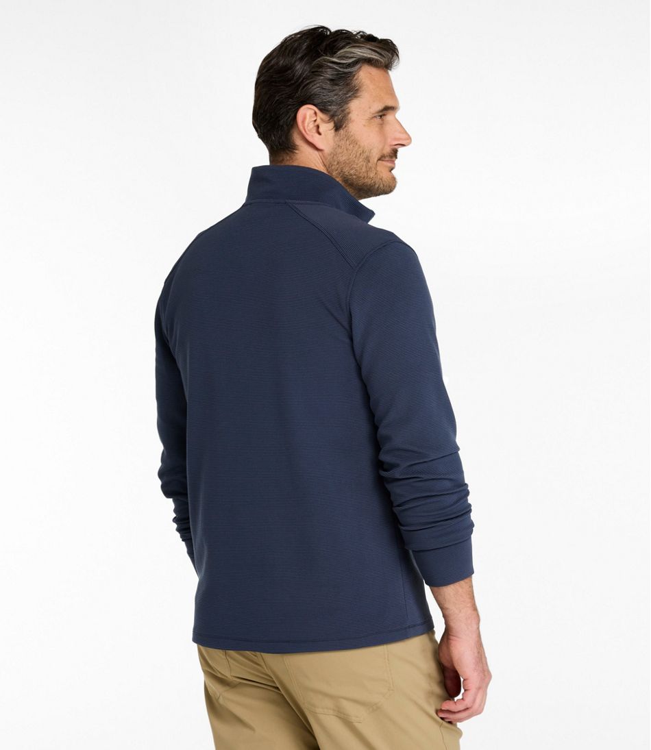 Men's VentureStretch Ottoman-Rib Pullover, Quarter-Zip | L.L.Bean Exclusive