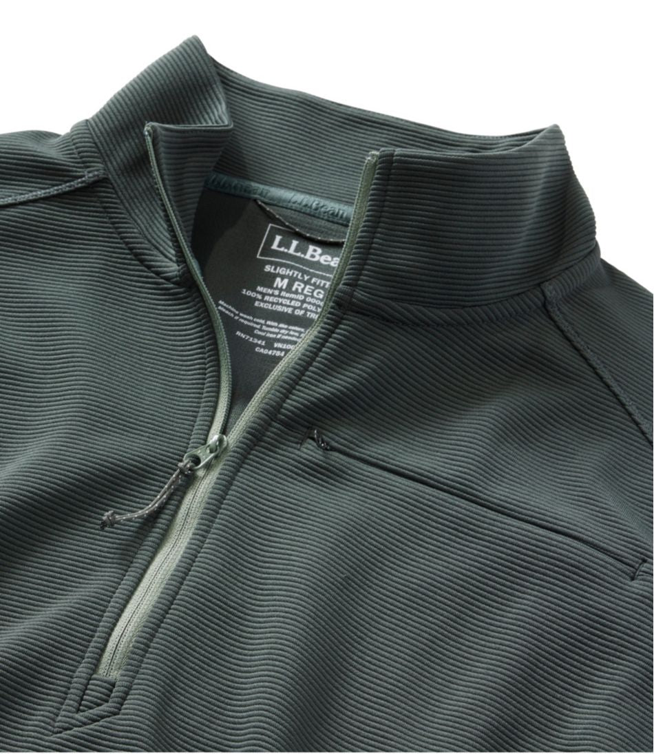 Men's VentureStretch Ottoman-Rib Pullover, Quarter-Zip | L.L.Bean Exclusive