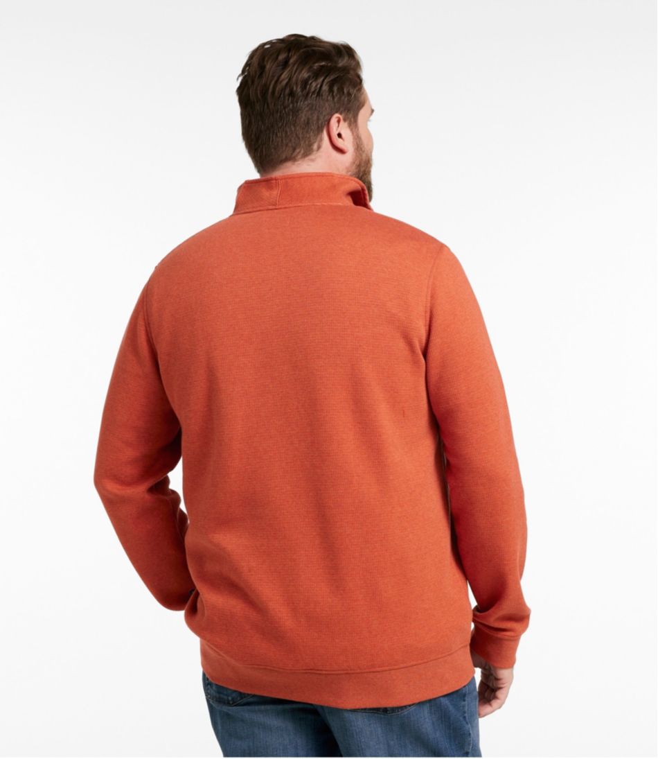 Men's All Seasons Textured Sweats, Quarter-Zip | L.L.Bean Signature