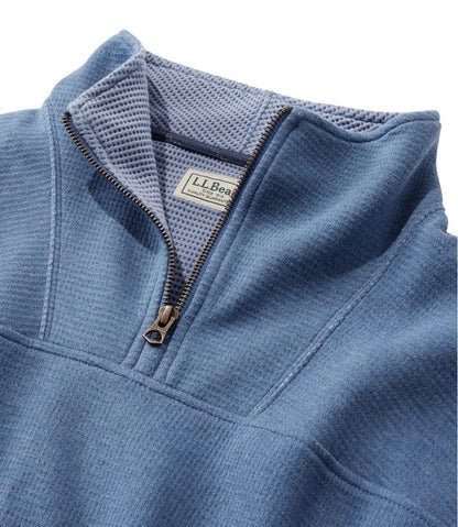 Men's All Seasons Textured Sweats, Quarter-Zip | L.L.Bean Signature