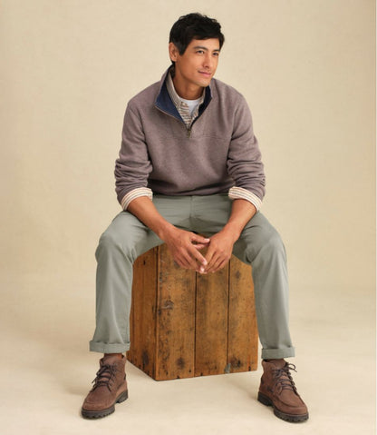 Men's All Seasons Textured Sweats, Quarter-Zip | L.L.Bean Signature