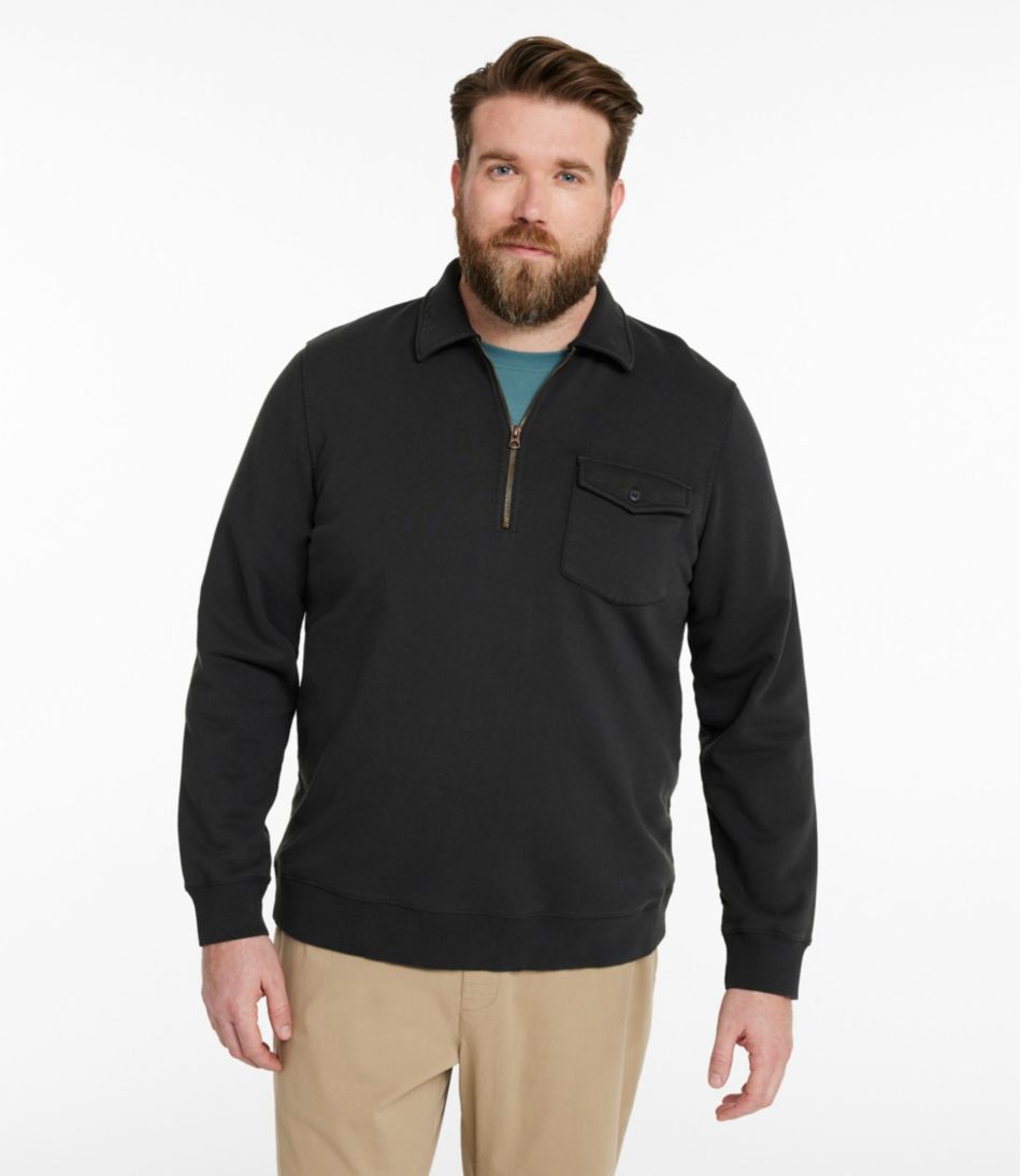 Men's Sunwashed Sweatshirt, Quarter-Zip Polo, Long-Sleeve | L.L.Bean Latest