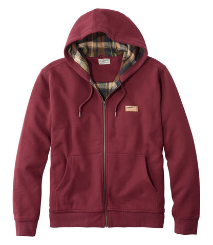 Men's Katahdin Iron Works® Hooded Sweatshirt, Flannel-Lined | L.L.Bean Featured