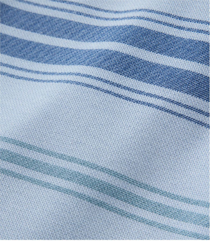 Men's Comfort Stretch Performance® Piqué, Quarter-Zip Pullover, Stripe | L.L.Bean Signature