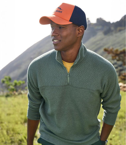 Men's Ridgeknit Pullover, Quarter-Zip | L.L.Bean Essential