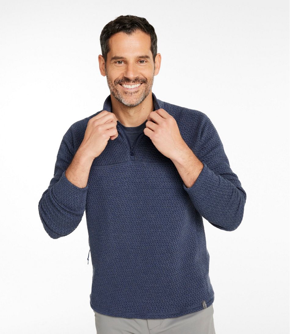 Men's Ridgeknit Pullover, Quarter-Zip | L.L.Bean Essential
