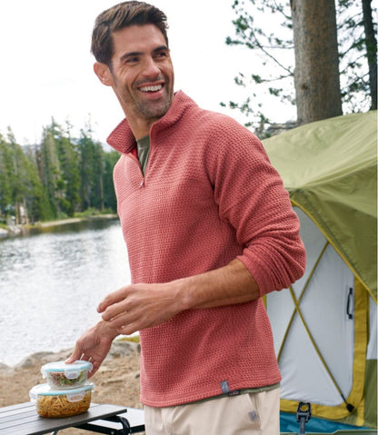 Men's Ridgeknit Pullover, Quarter-Zip | L.L.Bean Essential