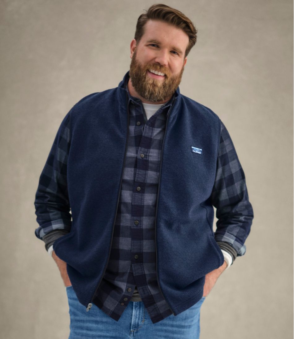 Men's Lakewashed Double-Knit Vest | L.L.Bean Value