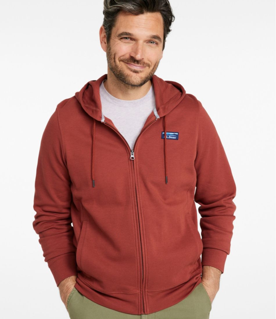 Men's Comfort Stretch Performance® Piqué, Full-Zip Hoodie | L.L.Bean Great Value