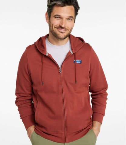 Men's Comfort Stretch Performance® Piqué, Full-Zip Hoodie | L.L.Bean Great Value