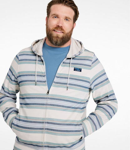 Men's Comfort Stretch Performance® Piqué, Full-Zip Hoodie, Stripe | L.L.Bean Latest