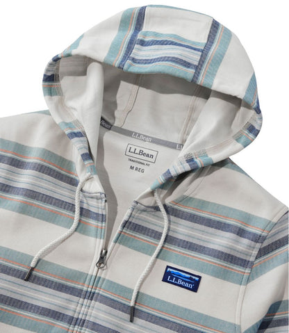 Men's Comfort Stretch Performance® Piqué, Full-Zip Hoodie, Stripe | L.L.Bean Latest