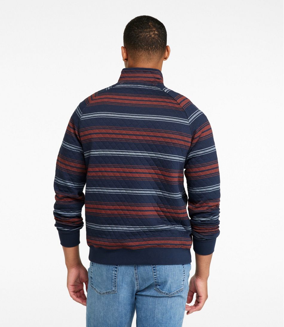 Men's Quilted Sweatshirt, Mockneck, Stripe | L.L.Bean Popular
