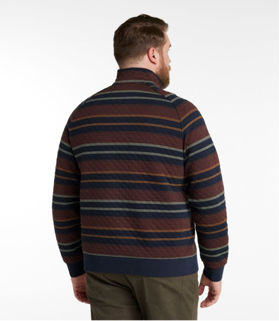 Men's Quilted Sweatshirt, Mockneck, Stripe | L.L.Bean Popular