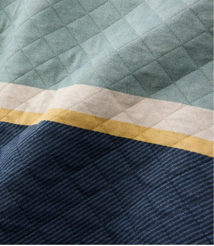 Men's Quilted Sweatshirt, Crewneck, Stripe | L.L.Bean Essential