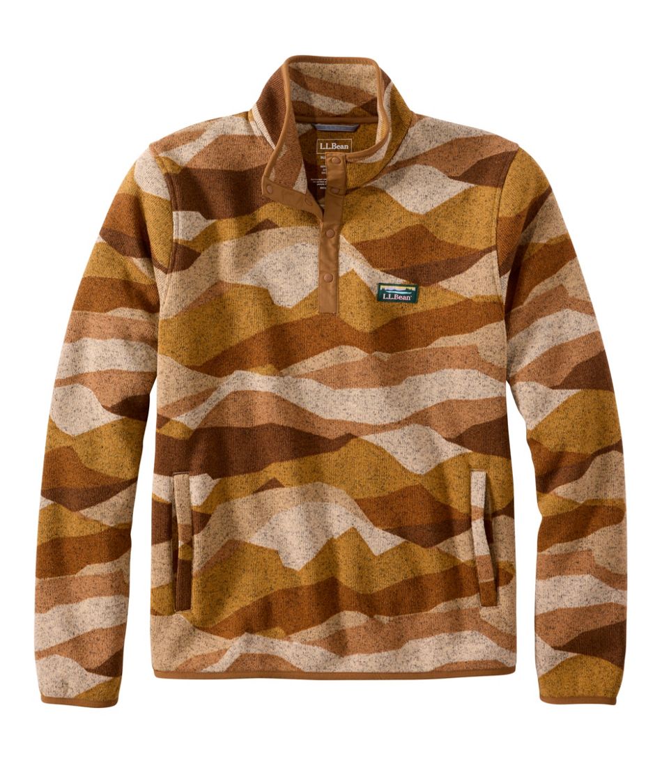Men's L.L.Bean Sweater Fleece Pullover, Print | L.L.Bean Trending