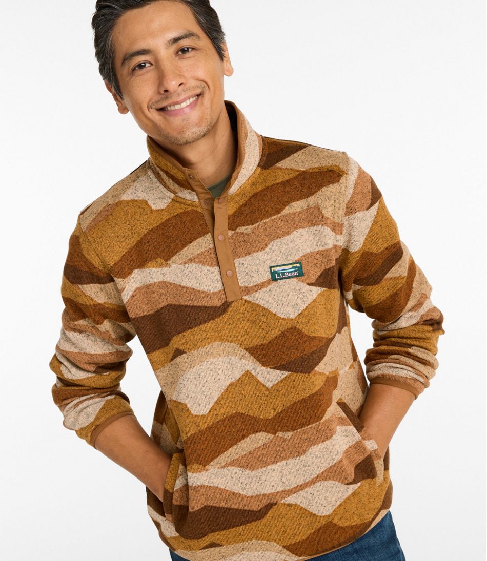 Men's L.L.Bean Sweater Fleece Pullover, Print | L.L.Bean Trending