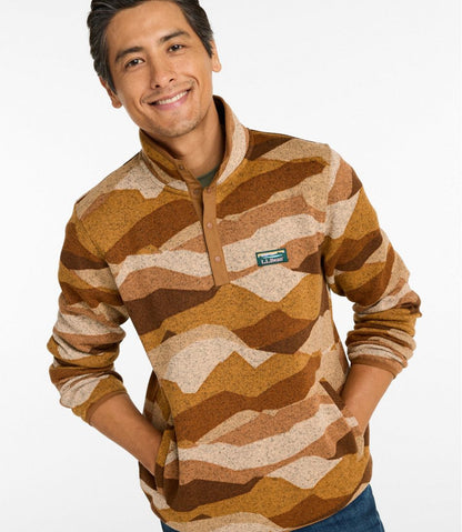 Men's L.L.Bean Sweater Fleece Pullover, Print | L.L.Bean Trending