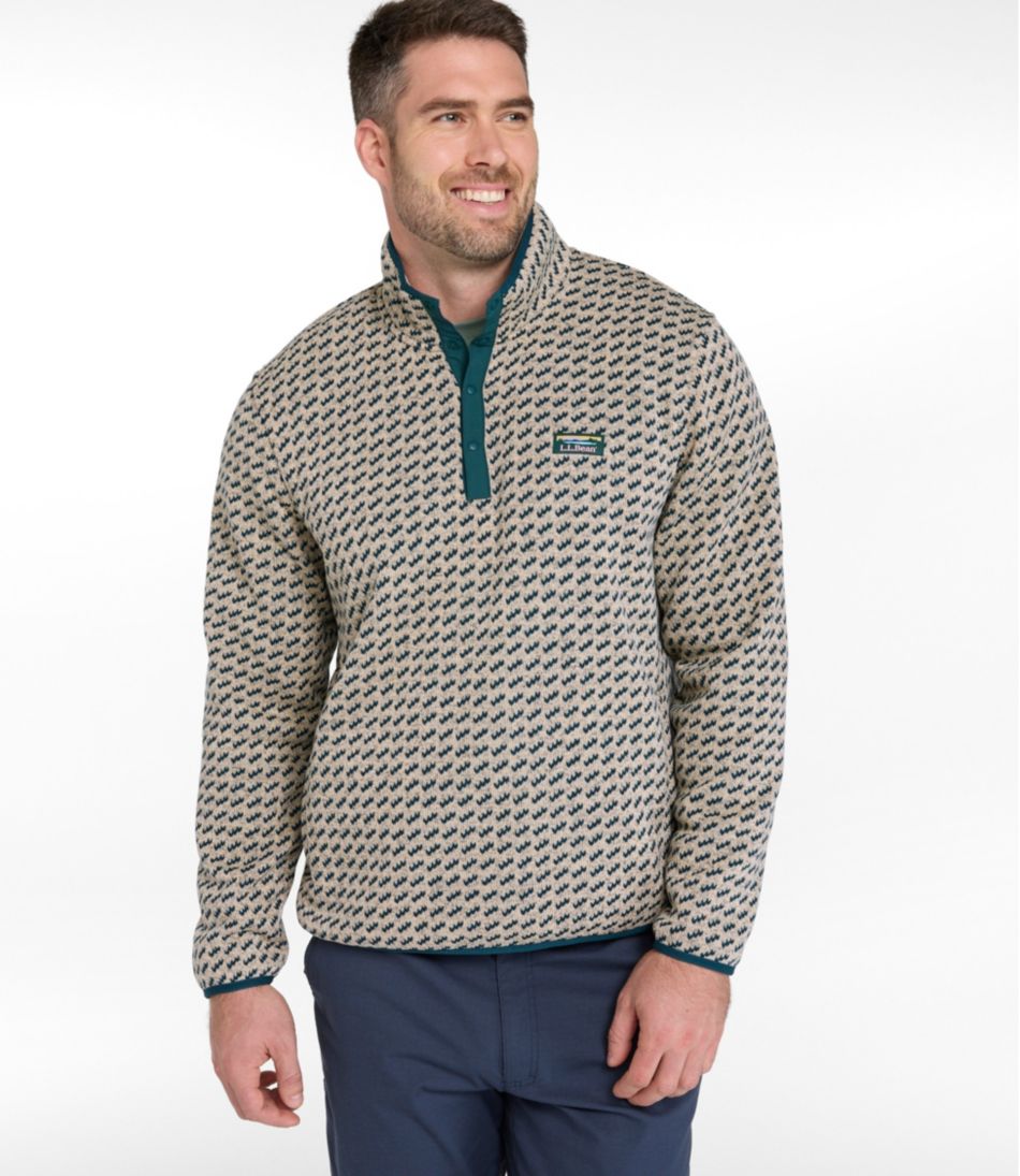 Men's L.L.Bean Sweater Fleece Pullover, Print | L.L.Bean Trending