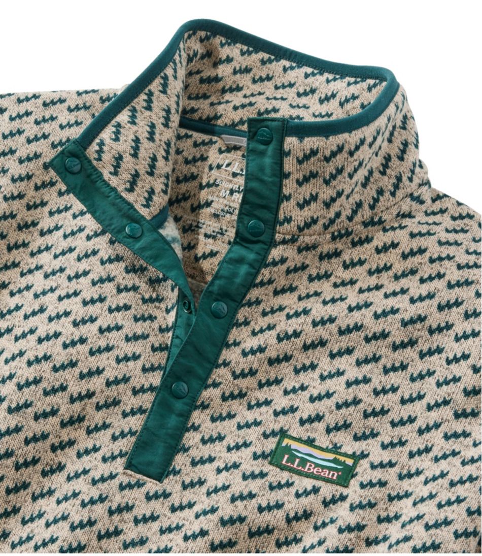 Men's L.L.Bean Sweater Fleece Pullover, Print | L.L.Bean Trending