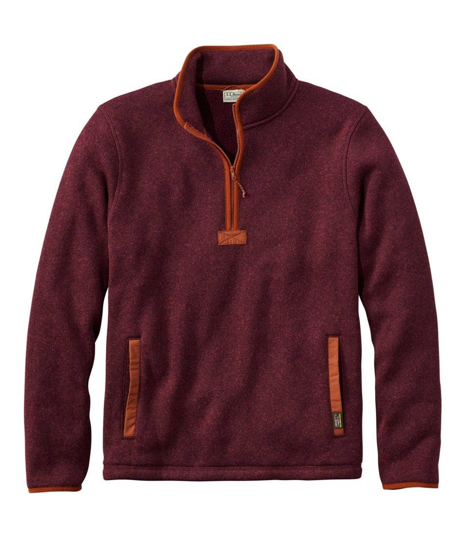 Men's Bean's Sweater Fleece Half-Zip Pullover | L.L.Bean Best Seller