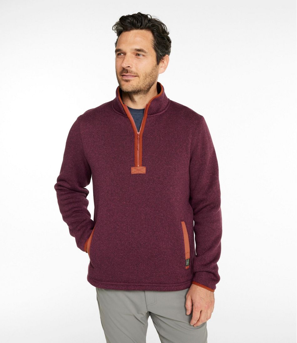 Men's Bean's Sweater Fleece Half-Zip Pullover | L.L.Bean Best Seller