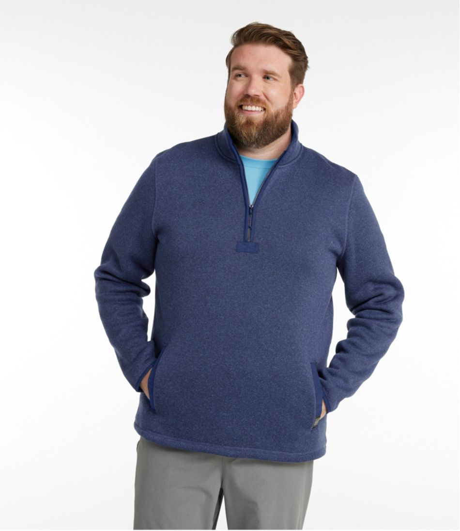 Men's Bean's Sweater Fleece Half-Zip Pullover | L.L.Bean Best Seller