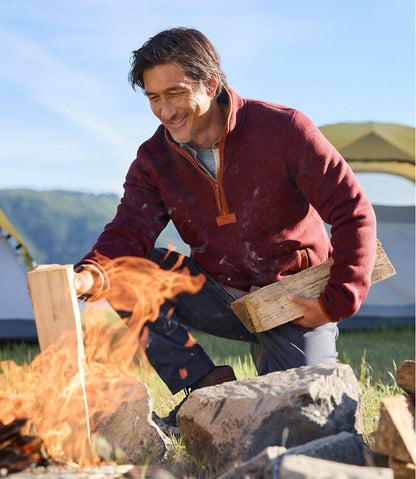 Men's Bean's Sweater Fleece Half-Zip Pullover | L.L.Bean Best Seller