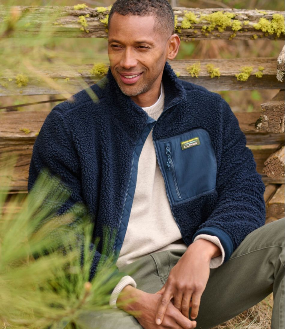 Men's Bean's Sherpa Fleece Jacket | L.L.Bean Signature