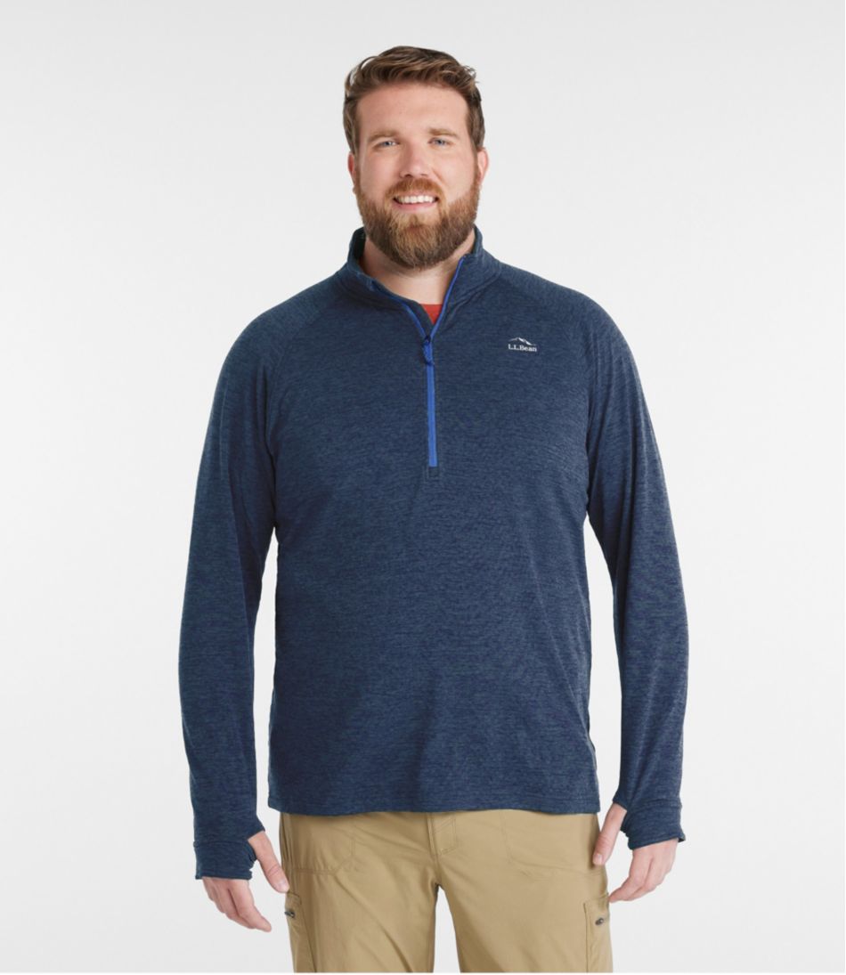 Men's Adventure Grid Fleece, Quarter-Zip | L.L.Bean Classic