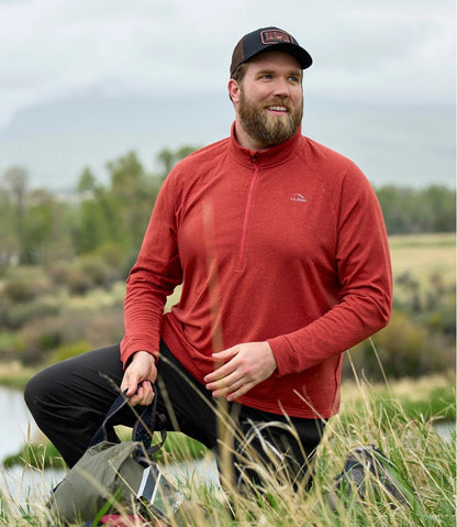 Men's Adventure Grid Fleece, Quarter-Zip | L.L.Bean Classic