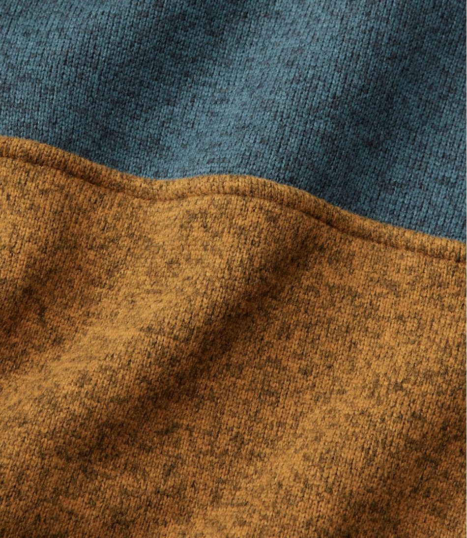 Men's L.L.Bean Sweater Fleece Pullover, Colorblock | L.L.Bean Everyday