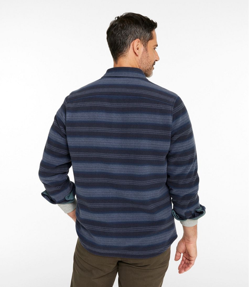 Men's Bean's Mariner Fleece Shirt, Print | L.L.Bean Great Value