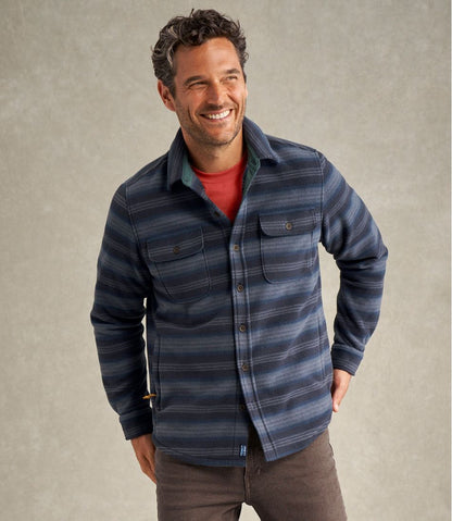 Men's Bean's Mariner Fleece Shirt, Print | L.L.Bean Great Value