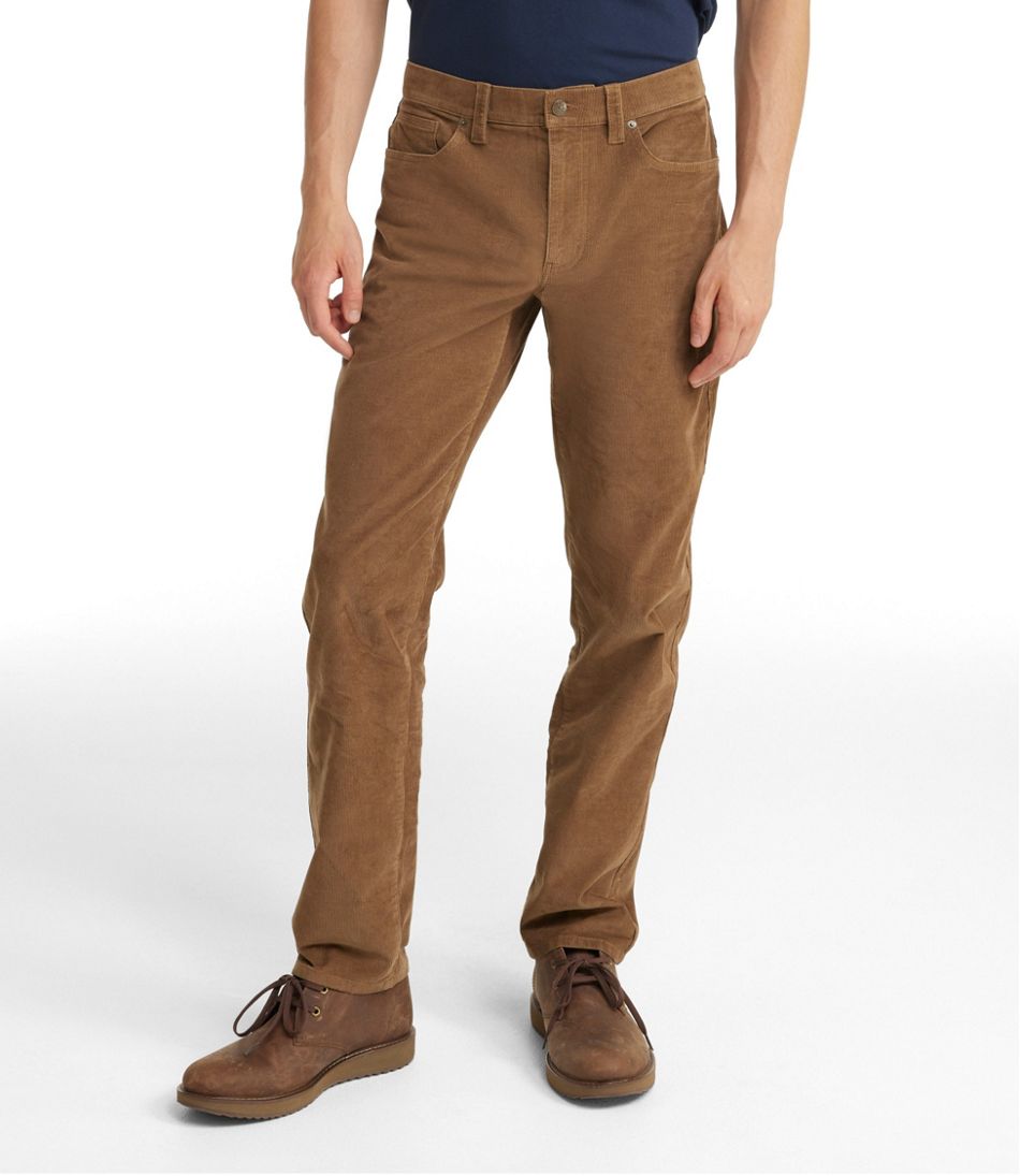 Men's BeanFlex® Corduroy Pants, Five-Pocket, Standard Fit, Straight Leg | L.L.Bean Recommended