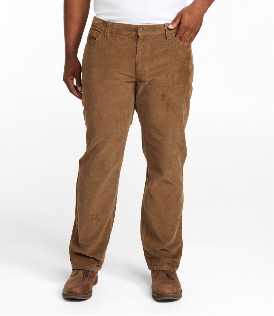 Men's BeanFlex® Corduroy Pants, Five-Pocket, Standard Fit, Straight Leg | L.L.Bean Recommended