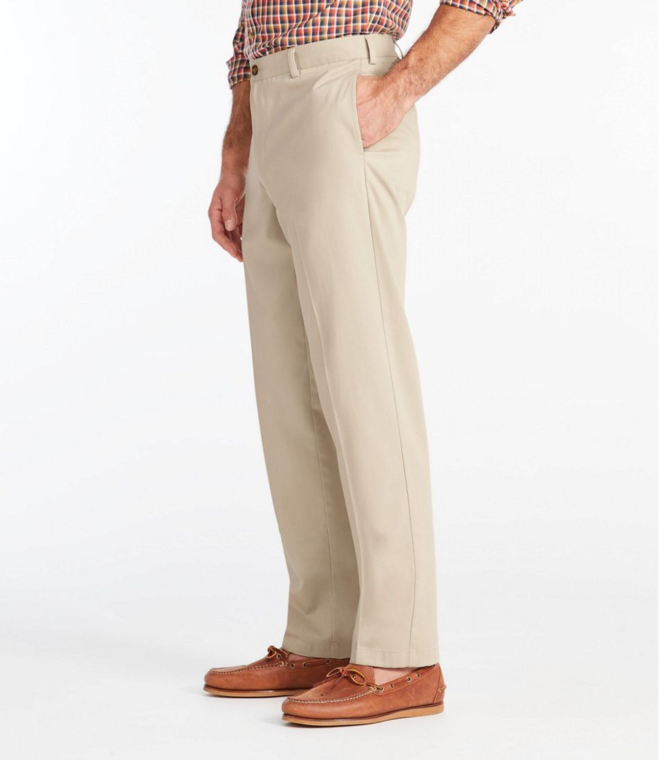 Men's Wrinkle-Free Double L® Chinos, Classic Fit, Plain Front | L.L.Bean Exclusive