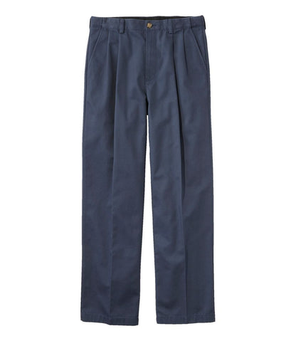 Men's Wrinkle-Free Double L® Chinos, Natural Fit, Hidden Comfort, Pleated | L.L.Bean Signature