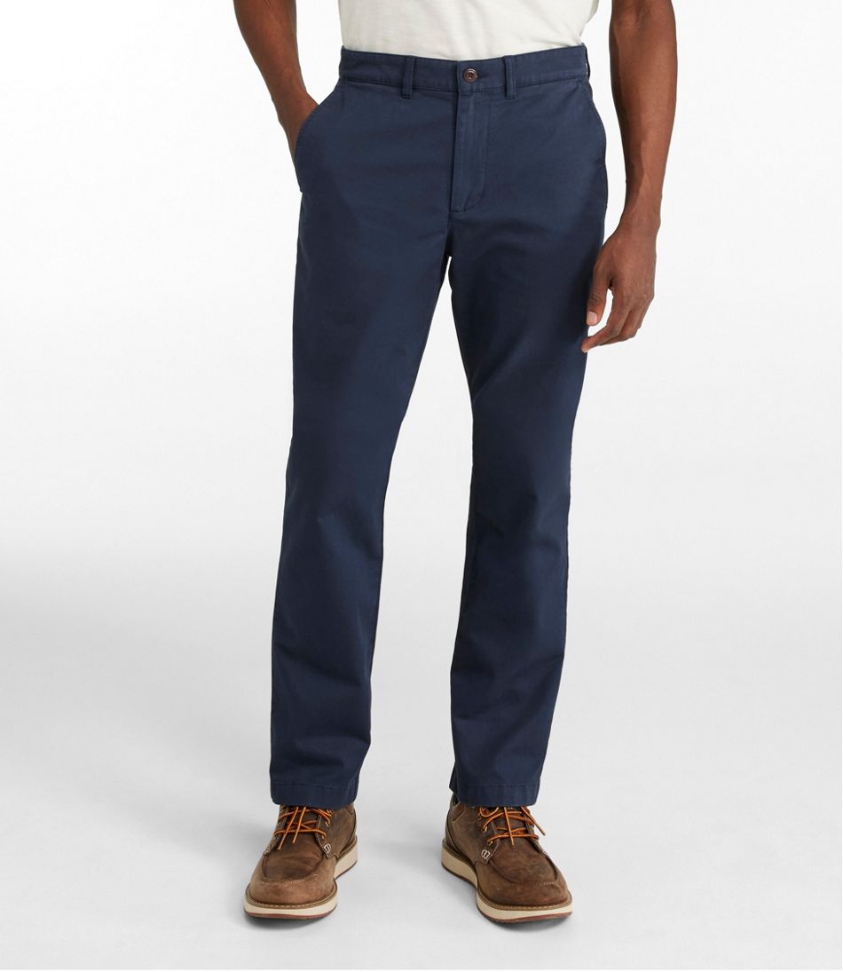 Men's Lakewashed® Stretch Khakis, Standard Athletic Fit, Tapered Leg | L.L.Bean Essential