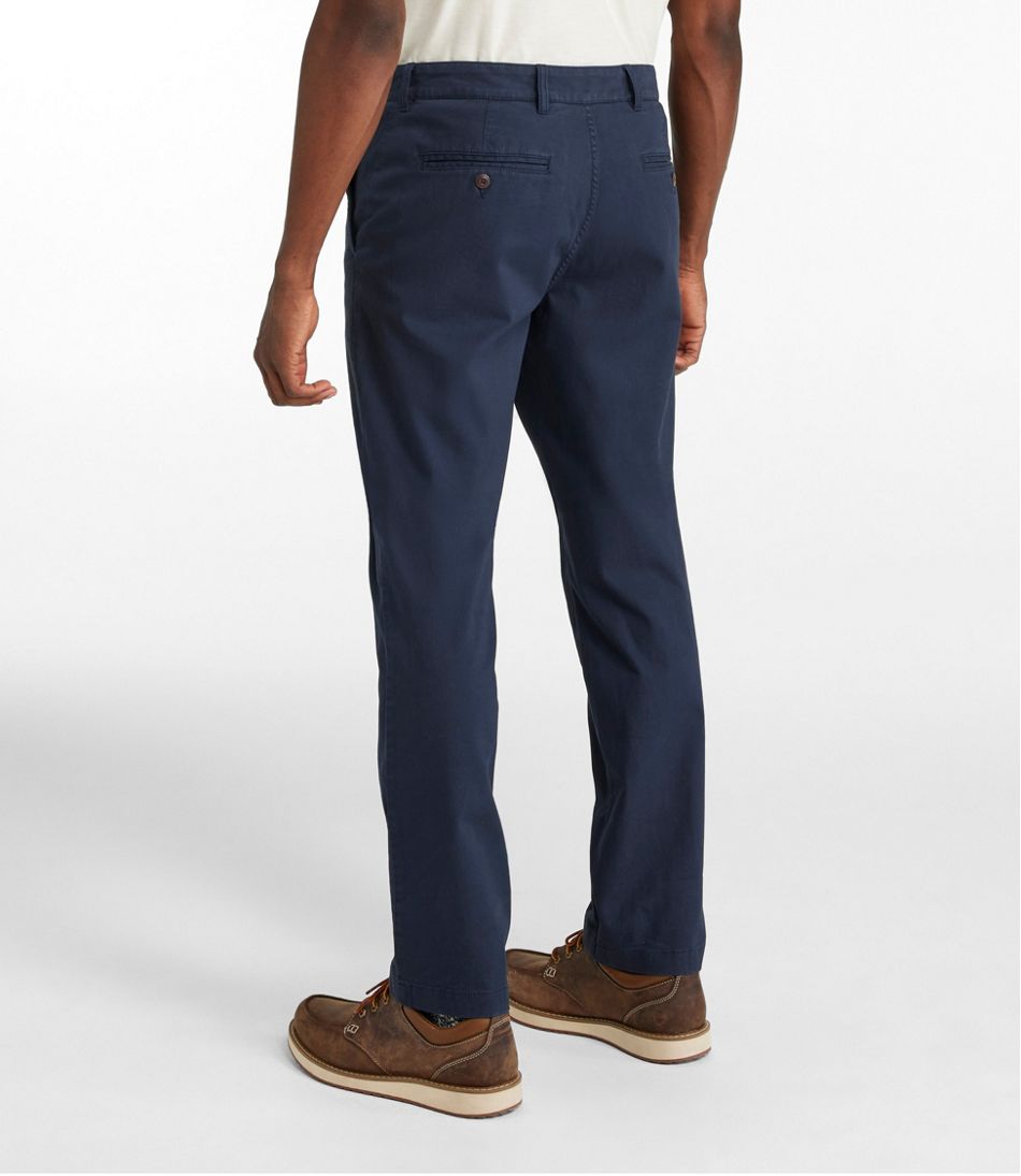 Men's Lakewashed® Stretch Khakis, Standard Athletic Fit, Tapered Leg | L.L.Bean Essential