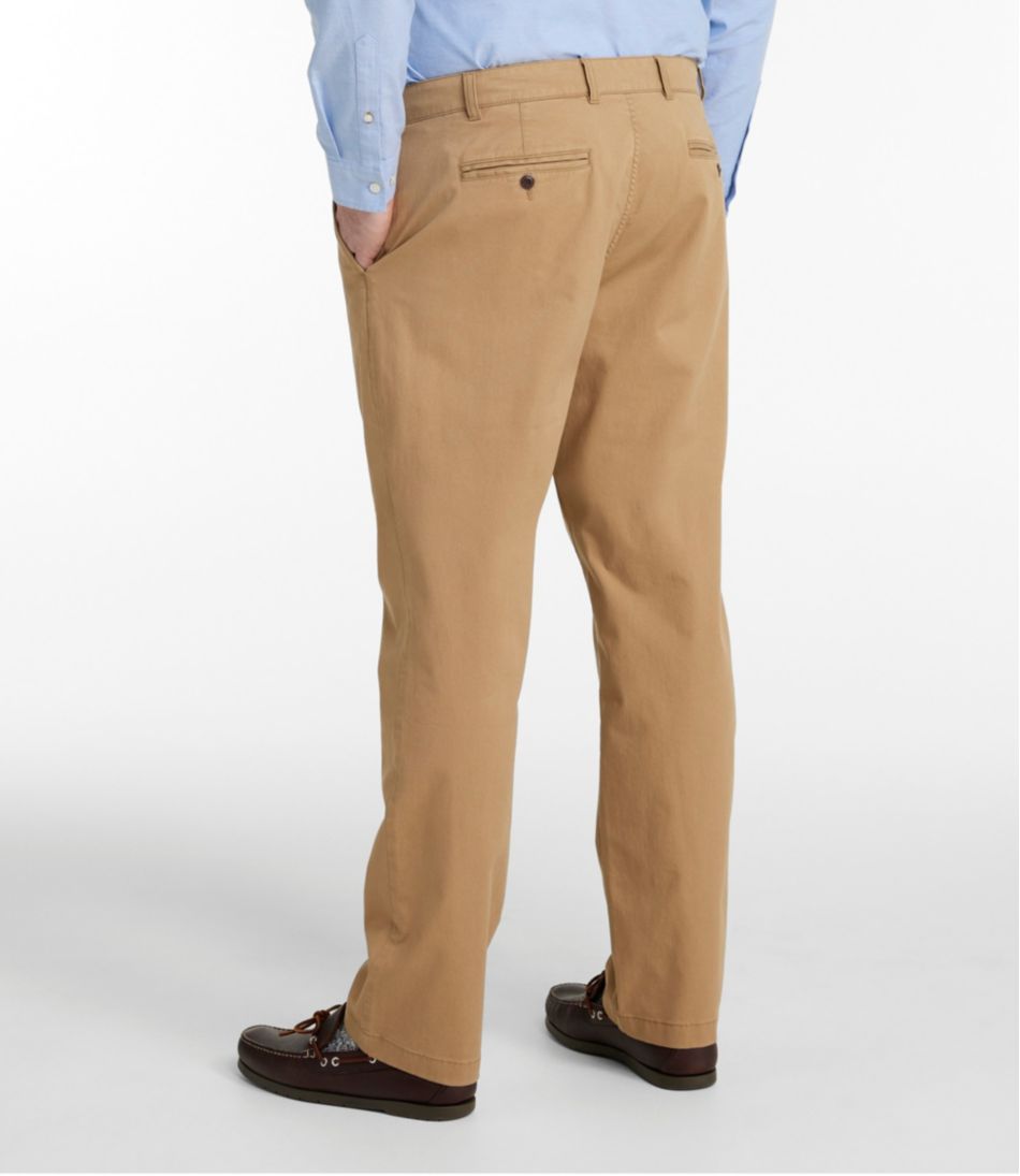 Men's Lakewashed® Stretch Khakis, Standard Athletic Fit, Tapered Leg | L.L.Bean Essential