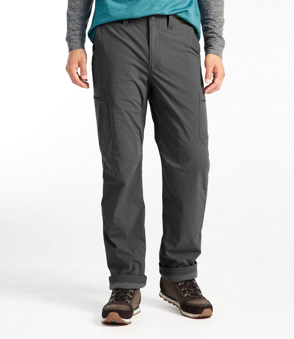 Men's Cresta Hiking Pants, Standard Fit, Fleece-Lined | L.L.Bean Great Value