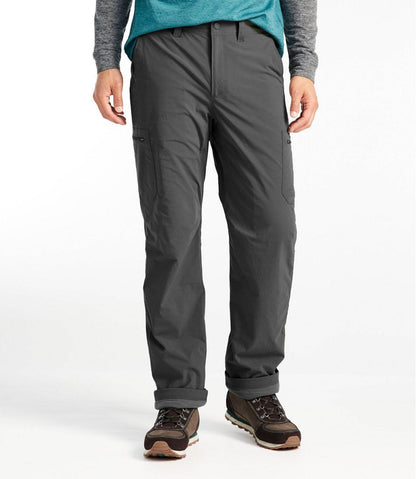 Men's Cresta Hiking Pants, Standard Fit, Fleece-Lined | L.L.Bean Great Value