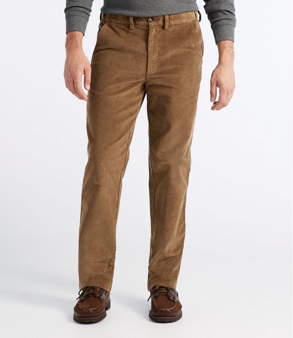 Men's L.L.Bean Stretch Country Corduroy Pants, Natural Fit, Plain Front, Hidden Comfort | L.L.Bean Best Seller