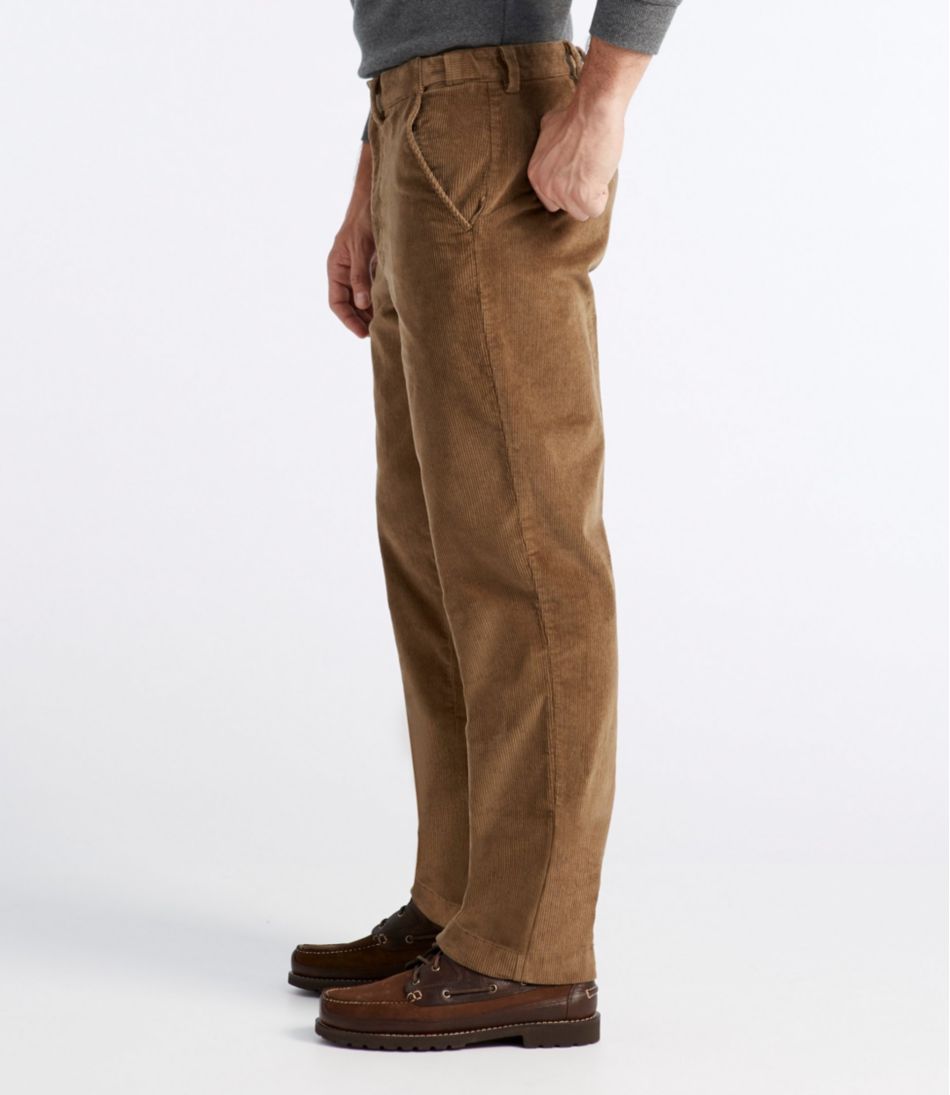 Men's L.L.Bean Stretch Country Corduroy Pants, Natural Fit, Plain Front, Hidden Comfort | L.L.Bean Best Seller